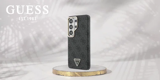 Guess 4G Triangle Logo Samsung Galaxy S26 Ultra Hoesje MagSafe Zwart afbeelding 9