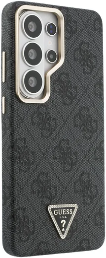 Guess 4G Triangle Logo Samsung Galaxy S26 Ultra Hoesje MagSafe Zwart afbeelding 4