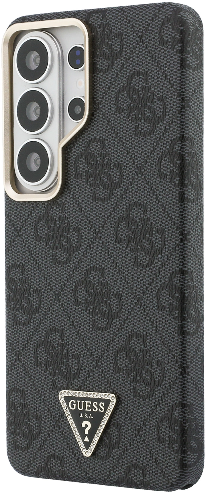 Guess 4G Triangle Logo Samsung Galaxy S26 Ultra Hoesje MagSafe Zwart afbeelding 2