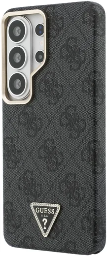 Guess 4G Triangle Logo Samsung Galaxy S26 Ultra Hoesje MagSafe Zwart afbeelding 2