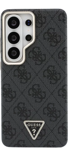 Guess 4G Triangle Logo Samsung Galaxy S26 Ultra Hoesje MagSafe Zwart afbeelding 3