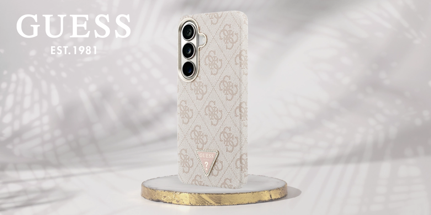 Guess 4G Triangle Logo Samsung Galaxy S26  Hoesje MagSafe Roze afbeelding 9