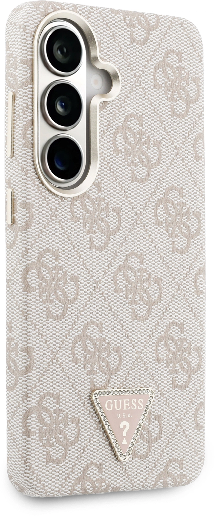 Guess 4G Triangle Logo Samsung Galaxy S26  Hoesje MagSafe Roze afbeelding 4