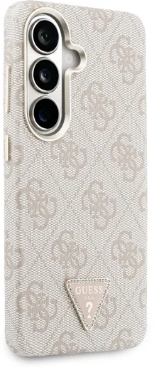 Guess 4G Triangle Logo Samsung Galaxy S26  Hoesje MagSafe Roze afbeelding 4