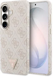 Guess 4G Triangle Logo Samsung Galaxy S26  Hoesje MagSafe Roze afbeelding