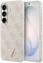 Guess 4G Triangle Logo Samsung Galaxy S26 Plus Hoesje MagSafe Roze afbeelding