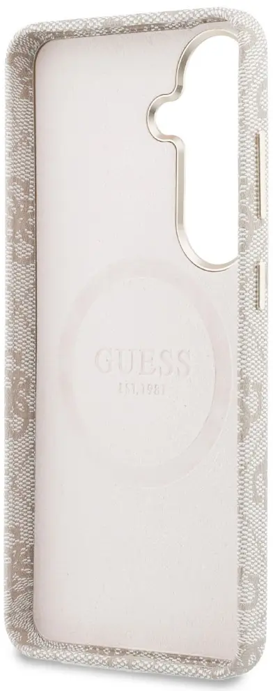 Guess 4G Triangle Logo Samsung Galaxy S26 Plus Hoesje MagSafe Roze afbeelding 2