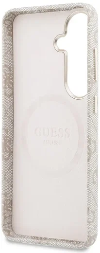 Guess 4G Triangle Logo Samsung Galaxy S26 Plus Hoesje MagSafe Roze afbeelding 2