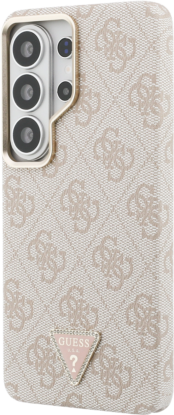 Guess 4G Triangle Logo Samsung Galaxy S26 Ultra Hoesje MagSafe Roze afbeelding 2