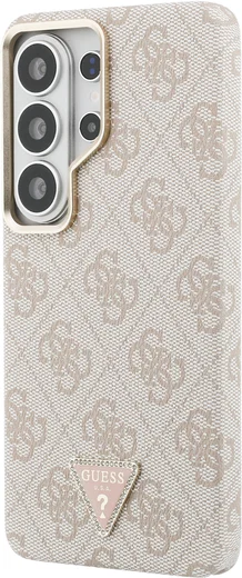 Guess 4G Triangle Logo Samsung Galaxy S26 Ultra Hoesje MagSafe Roze afbeelding 2