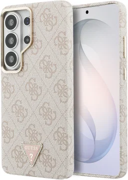 Guess 4G Triangle Logo Samsung Galaxy S26 Ultra Hoesje MagSafe Roze