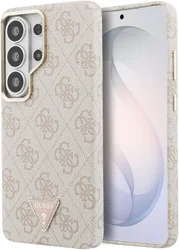 Guess 4G Triangle Logo Samsung Galaxy S26 Ultra Hoesje MagSafe Roze afbeelding