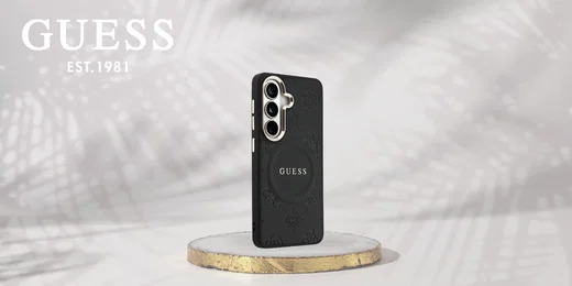 Guess Peony Hot Stamp Galaxy S26 Hoesje MagSafe Back Cover Zwart afbeelding 9