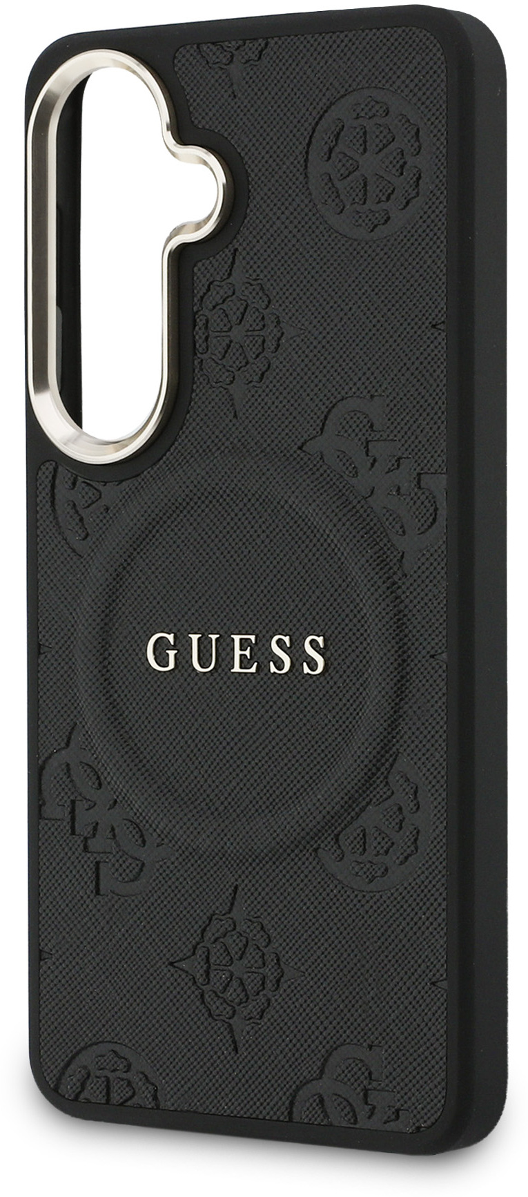 Guess Peony Hot Stamp Galaxy S26 Hoesje MagSafe Back Cover Zwart afbeelding 6