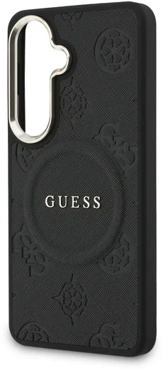 Guess Peony Hot Stamp Galaxy S26 Hoesje MagSafe Back Cover Zwart afbeelding 6