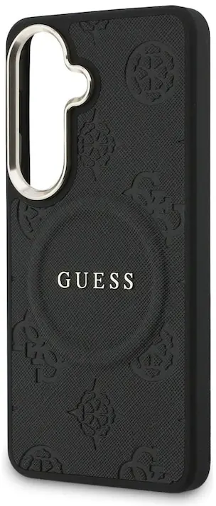 Guess Peony Hot Stamp Galaxy S26 Plus Hoesje MagSafe Back Cover Zwart afbeelding 6