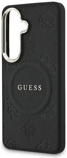 Guess Peony Hot Stamp Galaxy S26 Plus Hoesje MagSafe Back Cover Zwart afbeelding 6