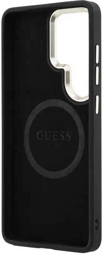 Guess Peony Hot Stamp Galaxy S26 Ultra Hoesje MagSafe Back Cover Zwart afbeelding 7