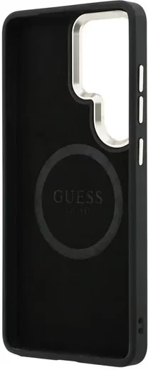 Guess Peony Hot Stamp Galaxy S26 Ultra Hoesje MagSafe Back Cover Zwart afbeelding 7