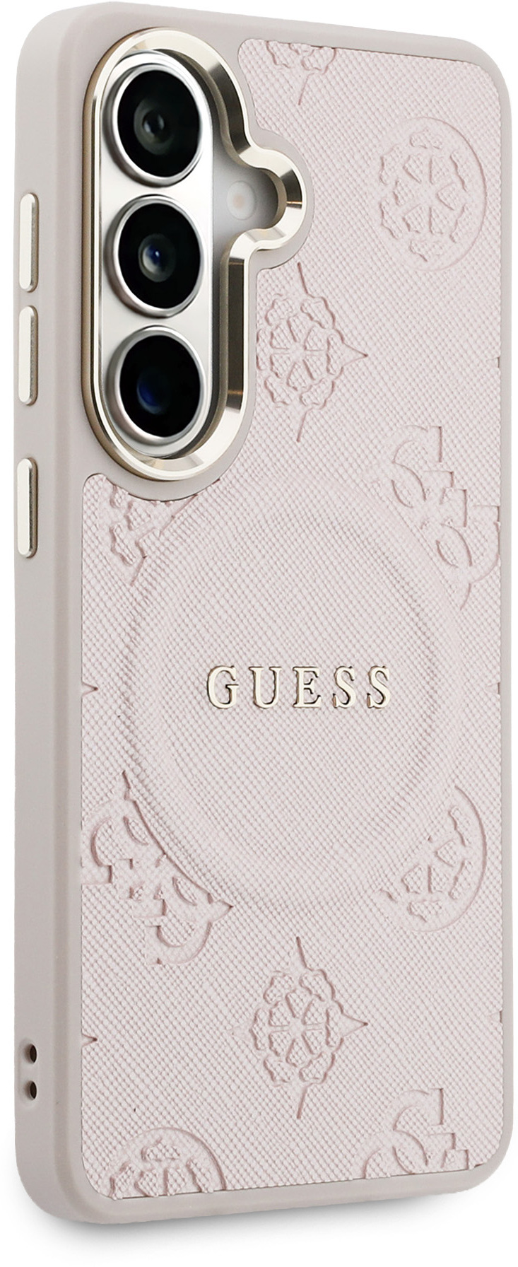 Guess Peony Hot Stamp Galaxy S26 Plus Hoesje MagSafe Back Cover Roze afbeelding 4