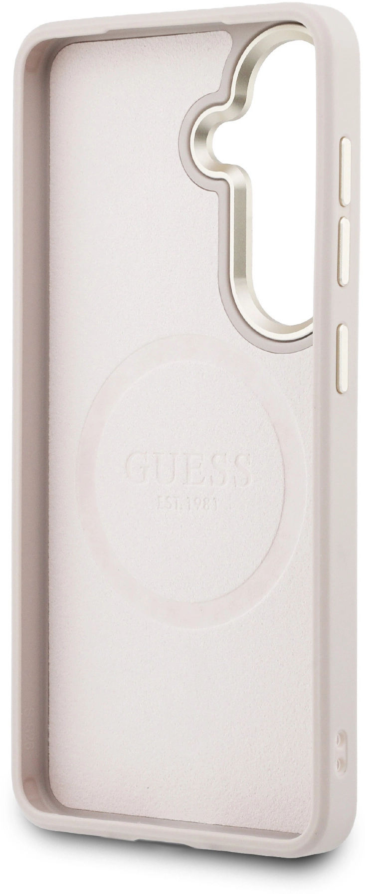 Guess Peony Hot Stamp Galaxy S26 Plus Hoesje MagSafe Back Cover Roze afbeelding 7
