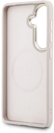 Guess Peony Hot Stamp Galaxy S26 Plus Hoesje MagSafe Back Cover Roze afbeelding 7