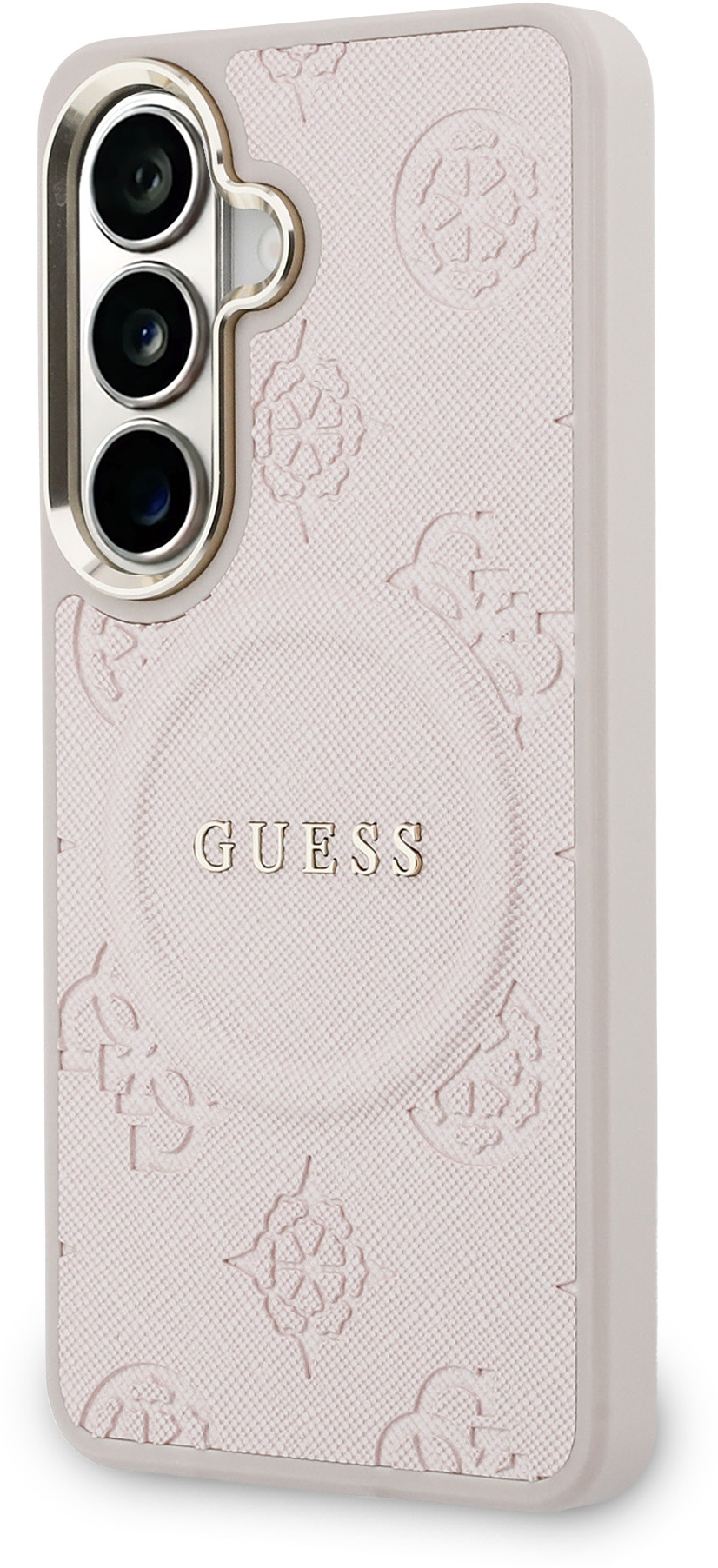 Guess Peony Hot Stamp Galaxy S26 Plus Hoesje MagSafe Back Cover Roze afbeelding 2