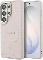 Guess Peony Hot Stamp Galaxy S26 Ultra Hoesje MagSafe Back Cover Roze afbeelding