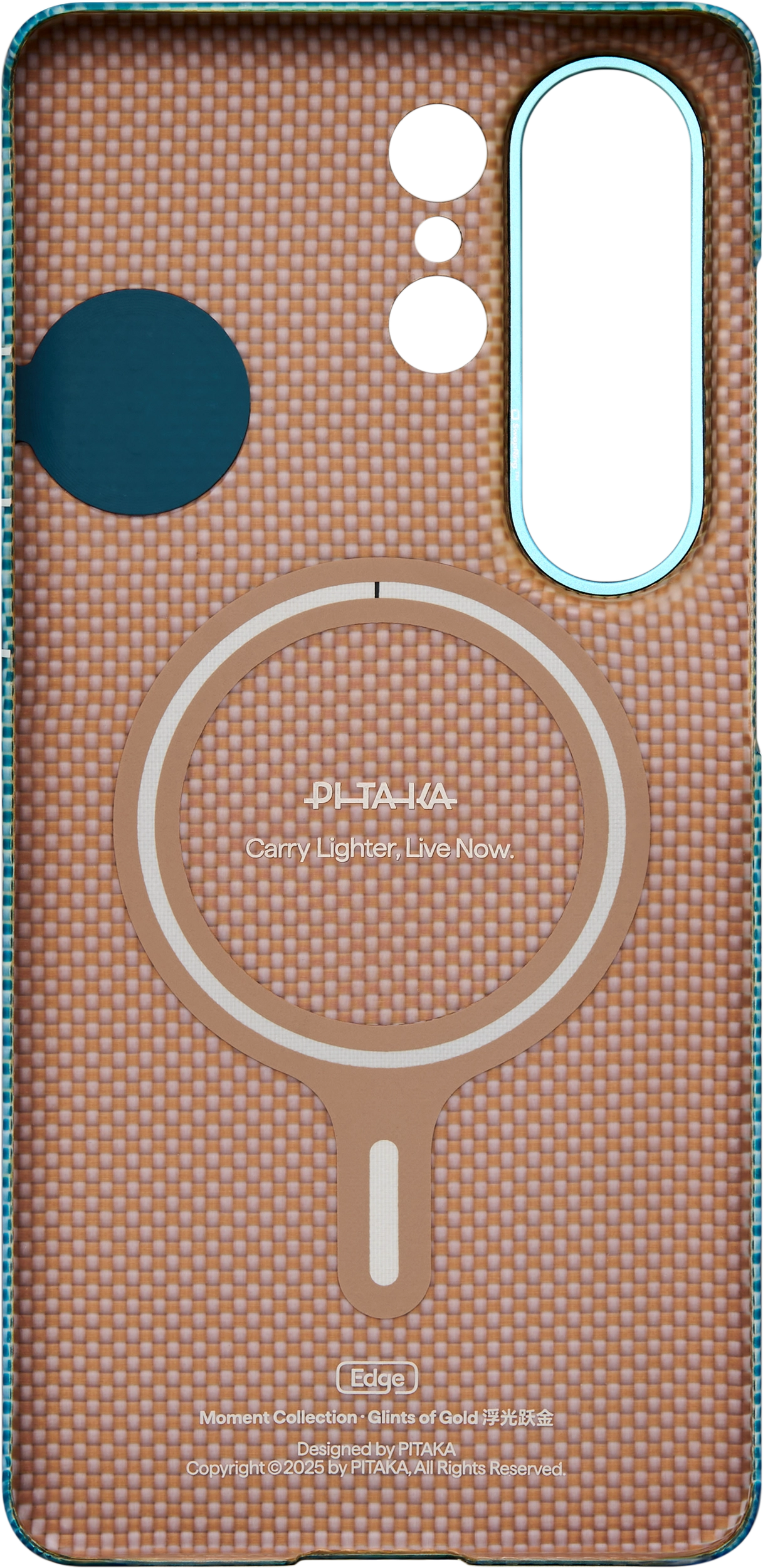 PITAKA Edge Samsung Galaxy S26 Ultra Hoesje 600D Magnetic Ultra Dun Lucid Blue afbeelding 6