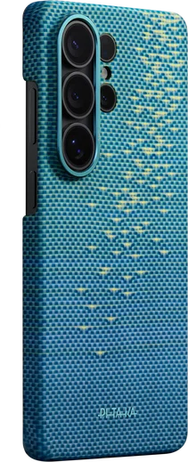 PITAKA Edge Samsung Galaxy S26 Ultra Hoesje 600D Magnetic Ultra Dun Lucid Blue afbeelding 5