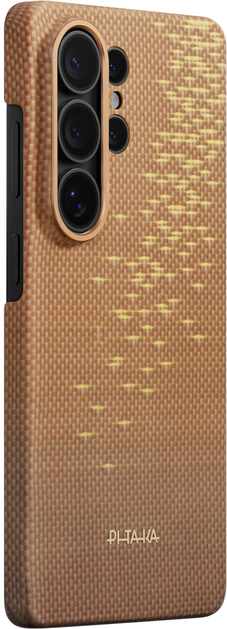 PITAKA Edge Samsung Galaxy S26 Ultra Hoesje 600D Magnetic Ultra Dun Golden Glint afbeelding 2