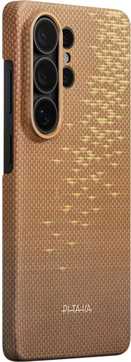 PITAKA Edge Samsung Galaxy S26 Ultra Hoesje 600D Magnetic Ultra Dun Golden Glint afbeelding 2
