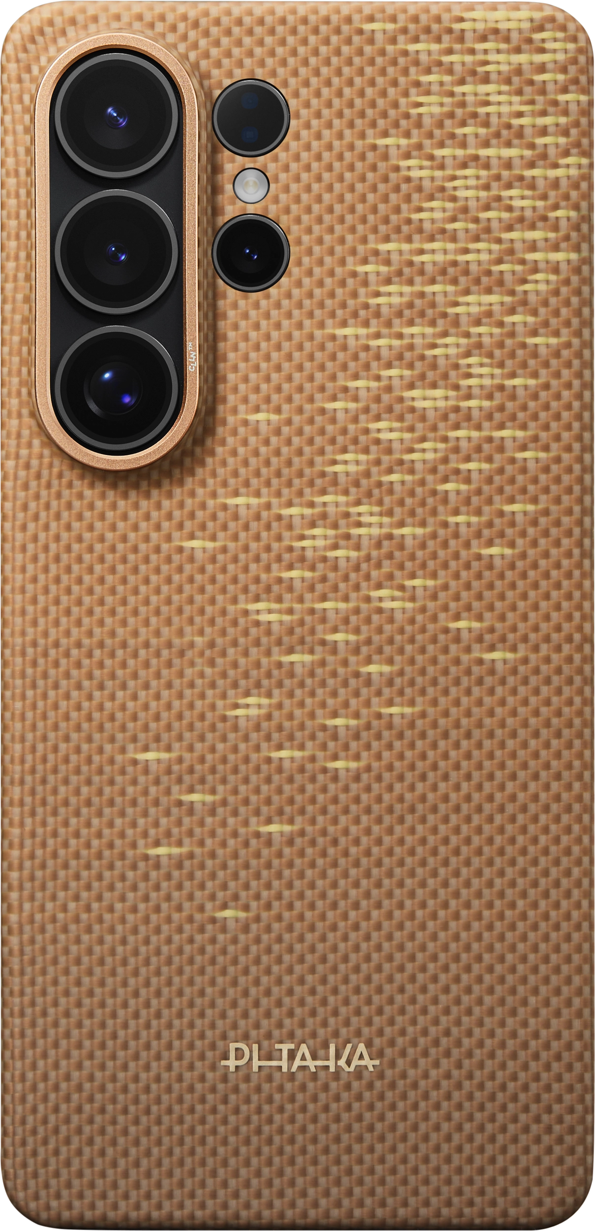 PITAKA Edge Samsung Galaxy S26 Ultra Hoesje 600D Magnetic Ultra Dun Golden Glint afbeelding 1