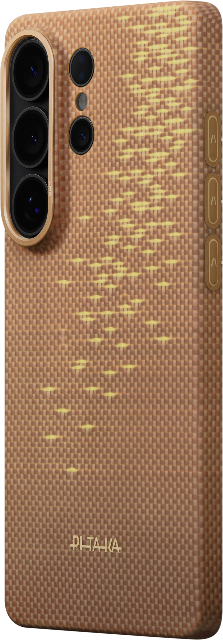 PITAKA Edge Samsung Galaxy S26 Ultra Hoesje 600D Magnetic Ultra Dun Golden Glint afbeelding 4