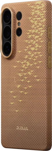 PITAKA Edge Samsung Galaxy S26 Ultra Hoesje 600D Magnetic Ultra Dun Golden Glint afbeelding 4