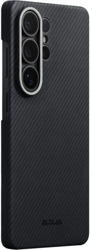 PITAKA Cairn Aaron Button Samsung Galaxy S26 Ultra Hoesje Dun MagSafe Zwart afbeelding 1