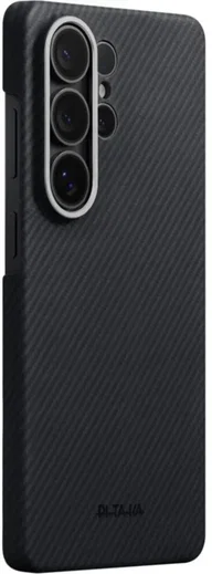 PITAKA Cairn Aaron Button Samsung Galaxy S26 Ultra Hoesje Dun MagSafe Zwart afbeelding 1