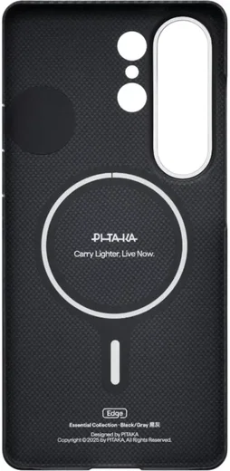 PITAKA Cairn Aaron Button Samsung Galaxy S26 Ultra Hoesje Dun MagSafe Zwart afbeelding 3