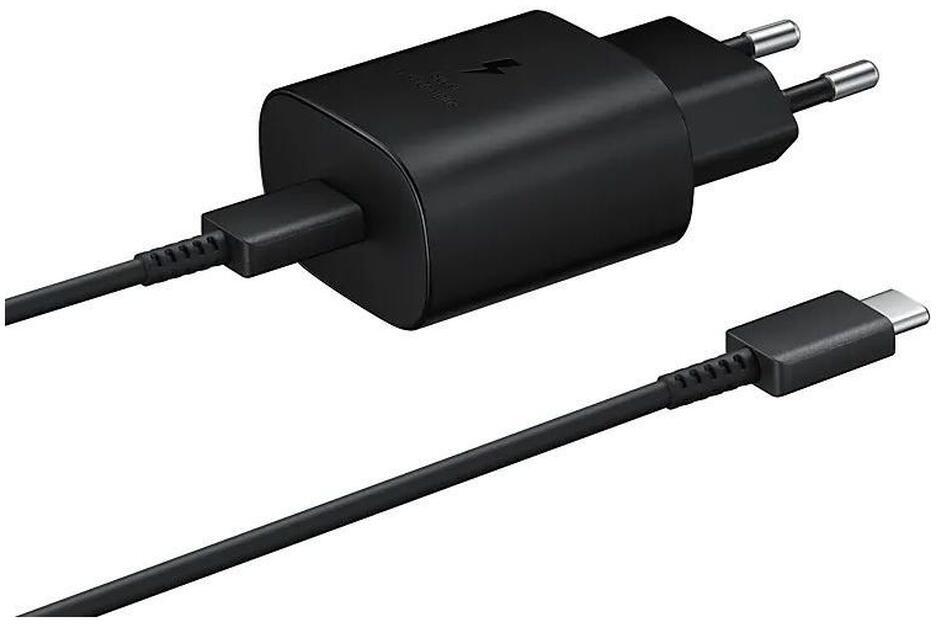 Originele Samsung 25W Power Adapter met USB-C Kabel 1.8 Meter 3A Zwart afbeelding 1