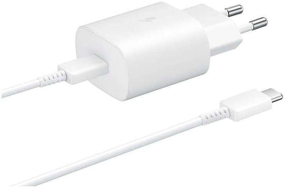 Originele Samsung 25W Power Adapter met USB-C Kabel 1.8 Meter 3A Wit afbeelding 1