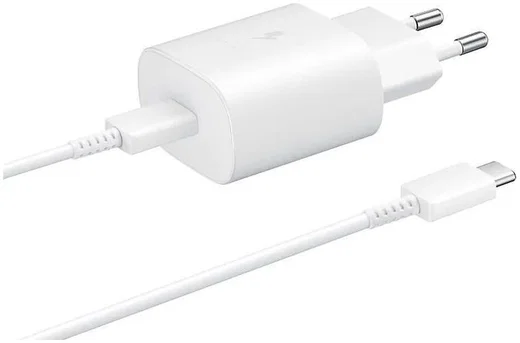 Originele Samsung 25W Power Adapter met USB-C Kabel 1.8 Meter 3A Wit afbeelding 1
