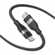 Anker USB-C naar USB-C Kabel 240W 0,9 Meter Gevlochten - Zwart afbeelding 1