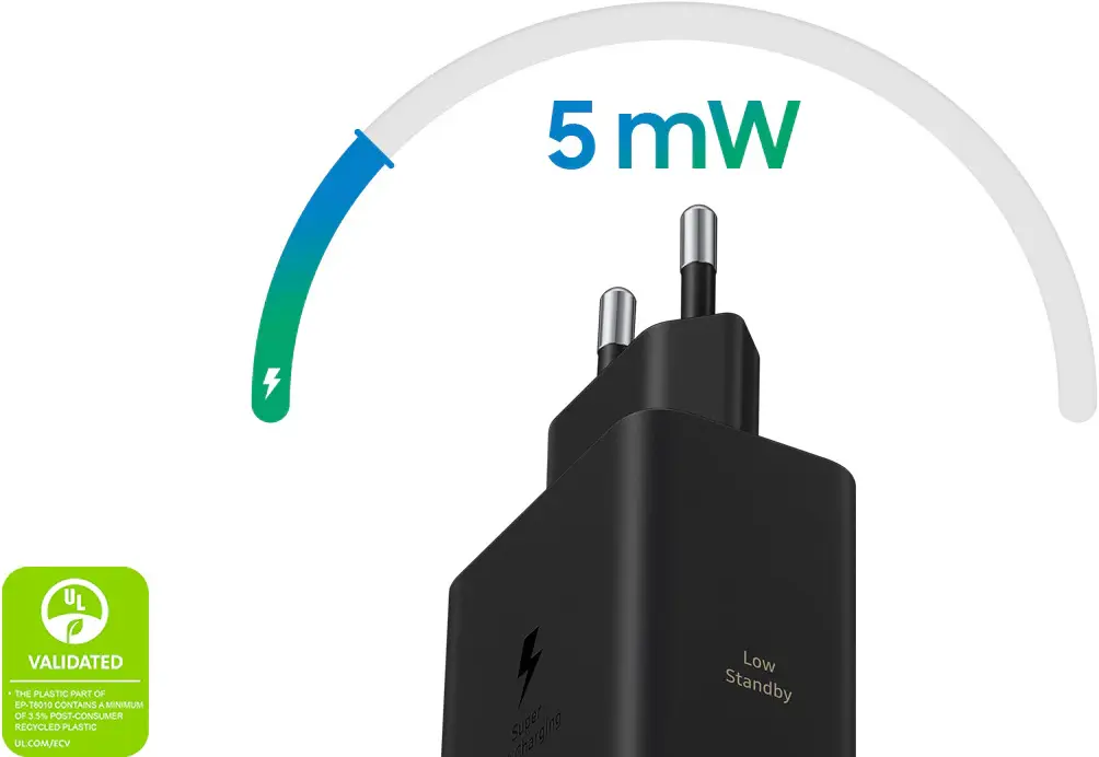 Originele Samsung 60W Power Adapter met USB-C Kabel 1 Meter 5A Zwart afbeelding 4