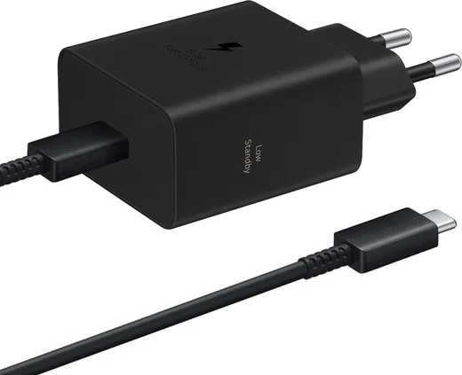 Originele Samsung 60W Power Adapter met USB-C Kabel 1 Meter 5A Zwart afbeelding 1