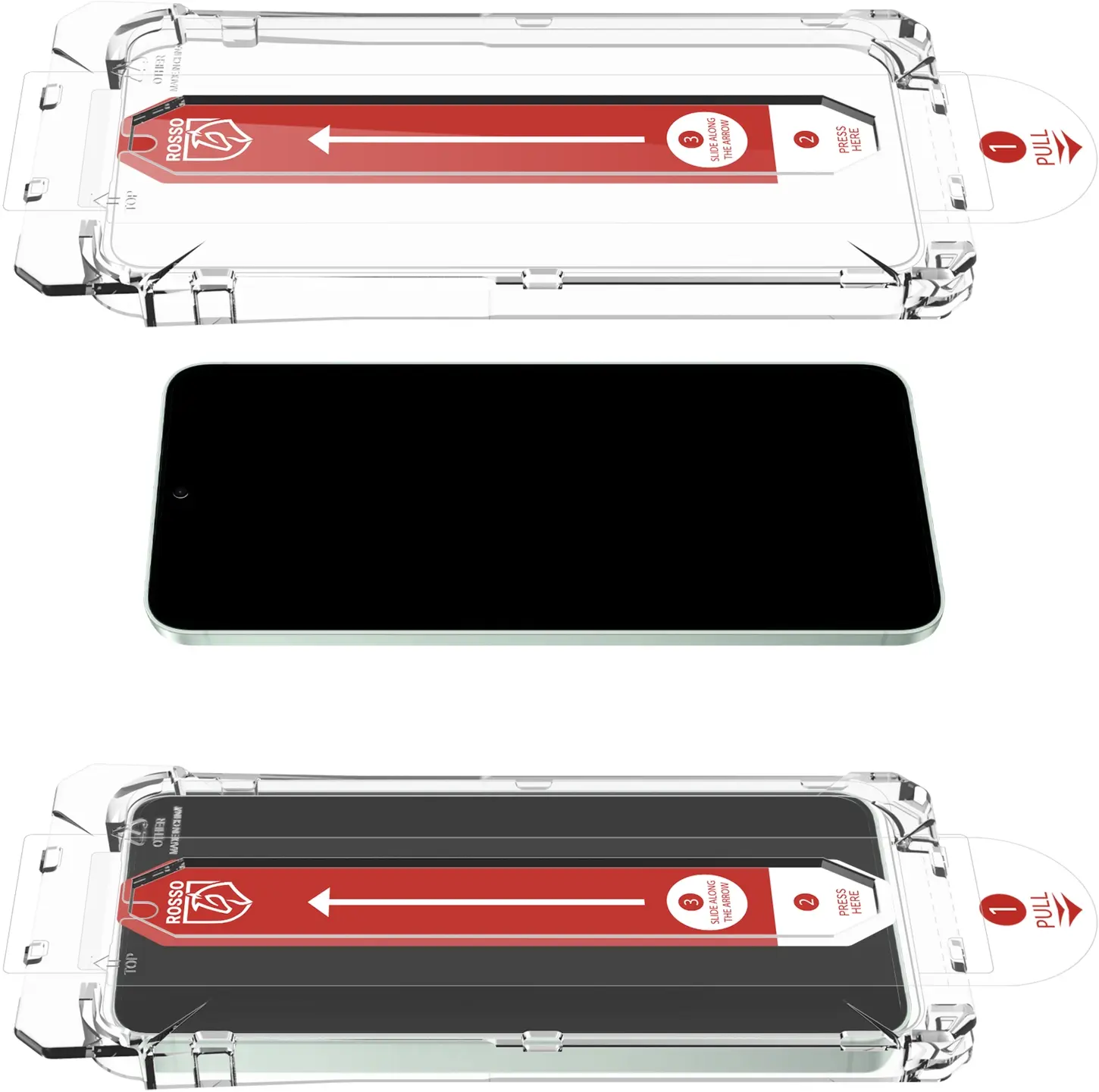 Rosso Samsung S26 Plus Tempered Glass met Installatietray (2-Pack) afbeelding 10
