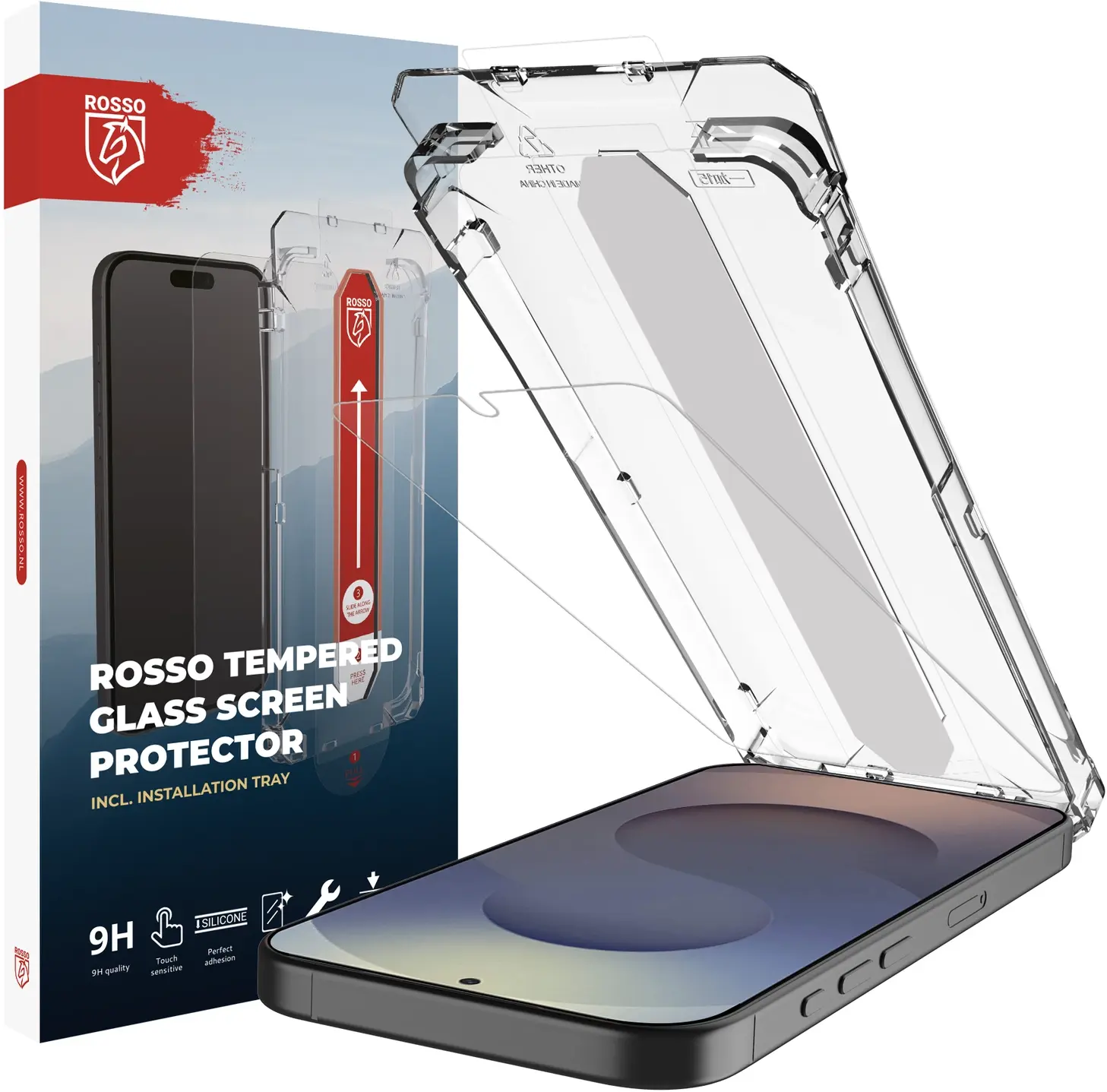 Rosso Samsung S26 Ultra Tempered Glass met Installatietray (2-Pack) afbeelding 14