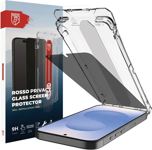 Rosso Samsung S26 Privacy Glass Installatietray Dust Removal (2-Pack) afbeelding 11