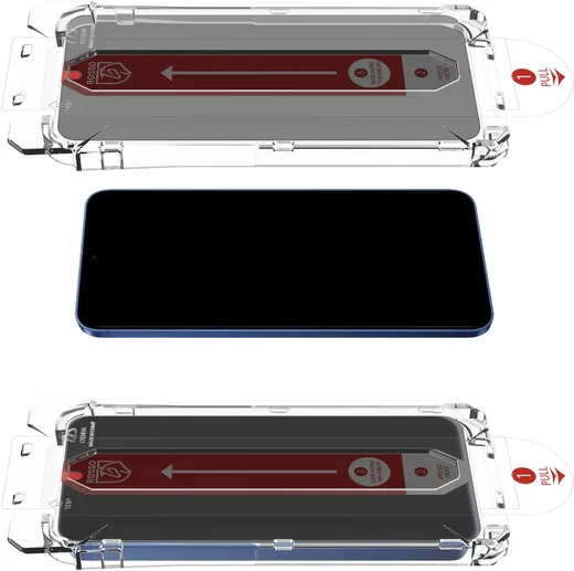 Rosso Samsung S26 Privacy Glass Installatietray Dust Removal (2-Pack) afbeelding 8
