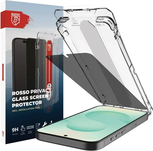 Rosso Samsung S26 Plus Privacy Glass met Installatietray (2-Pack) afbeelding 12