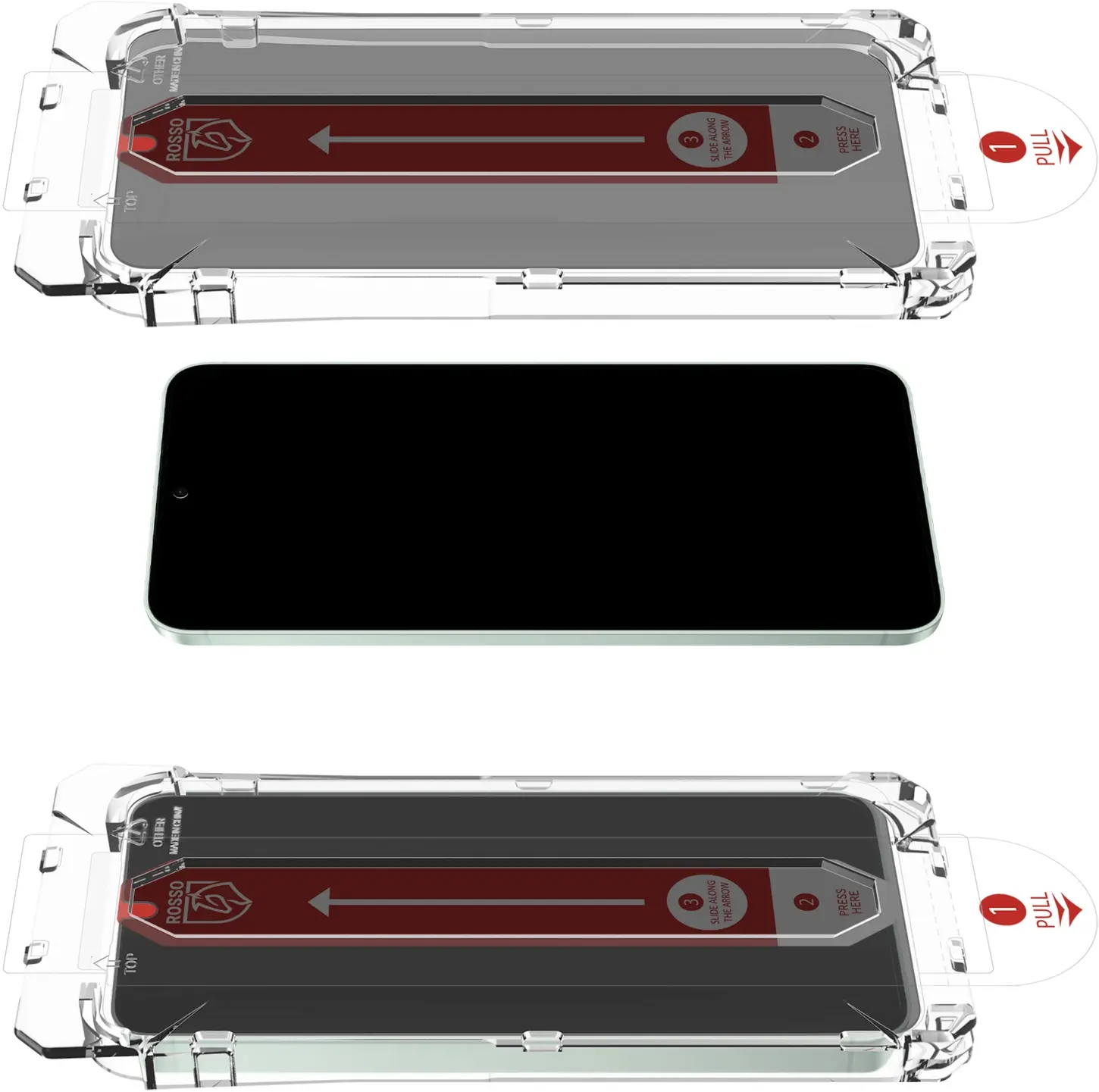 Rosso Samsung S26 Plus Privacy Glass met Installatietray (2-Pack) afbeelding 10